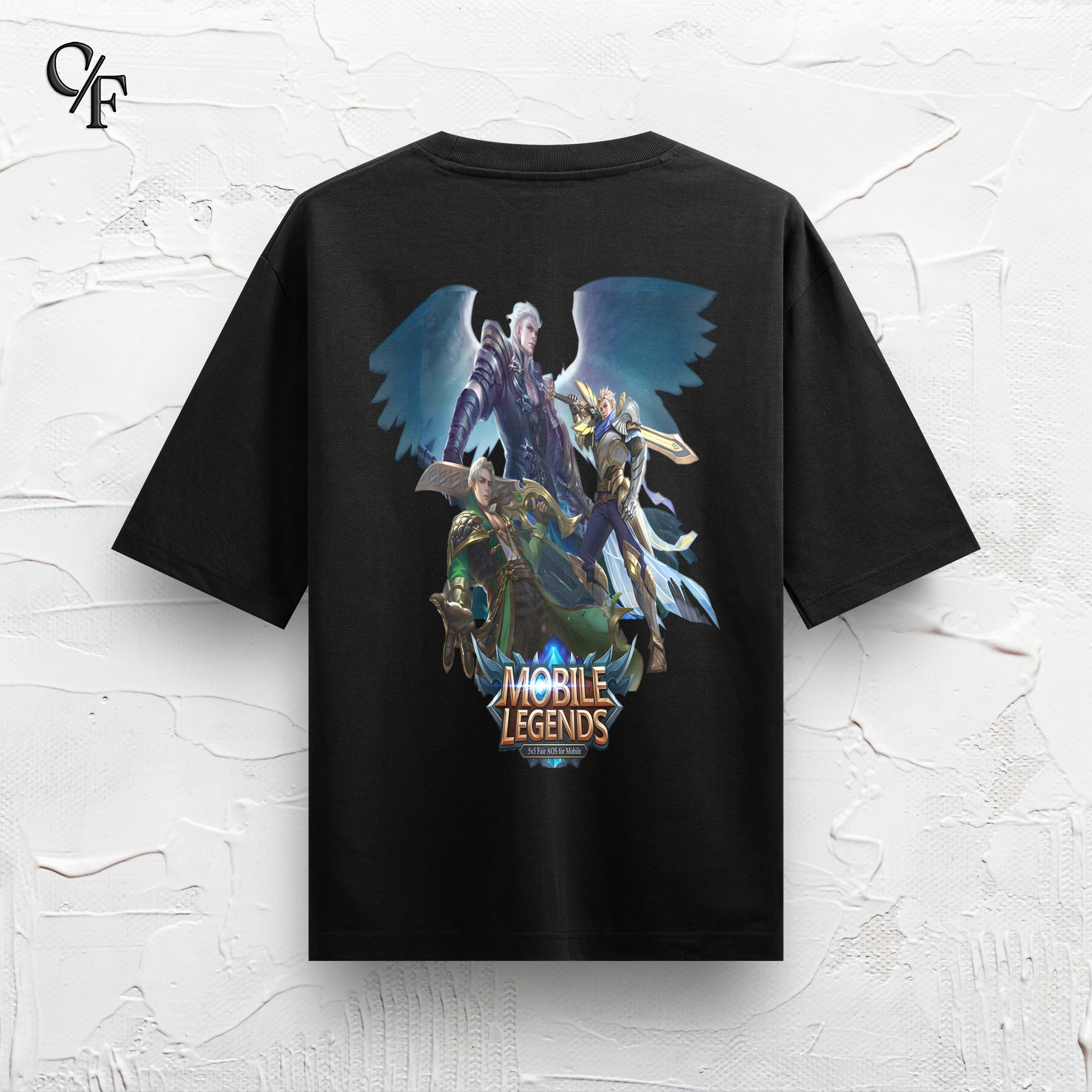 alucard back Alucard Mlbb Oversized T-Shirt