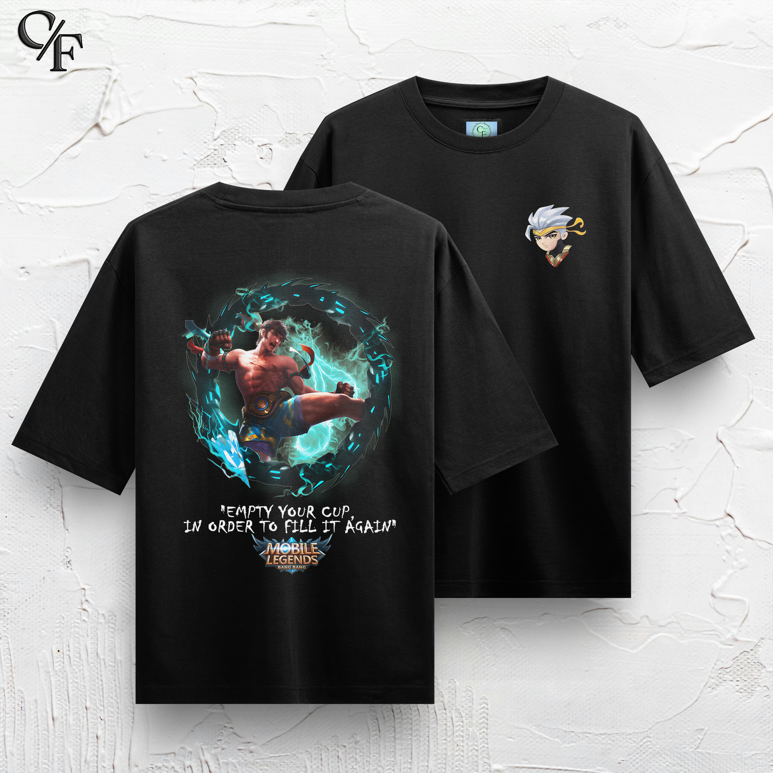 chou bothside1 Chou King of Muay Thai Mlbb Oversized T-Shirt