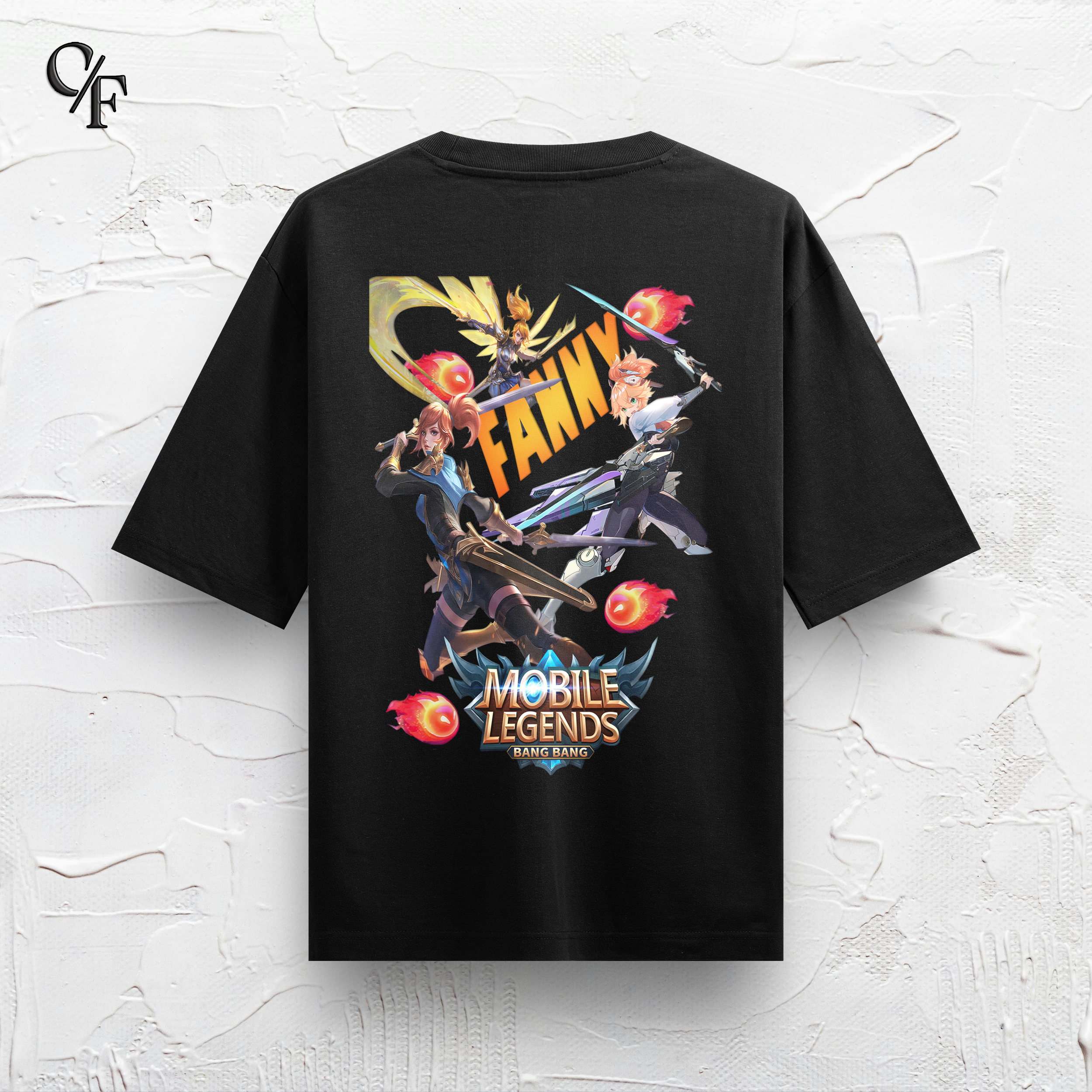 fanny back Fanny Mlbb Oversized T-Shirt