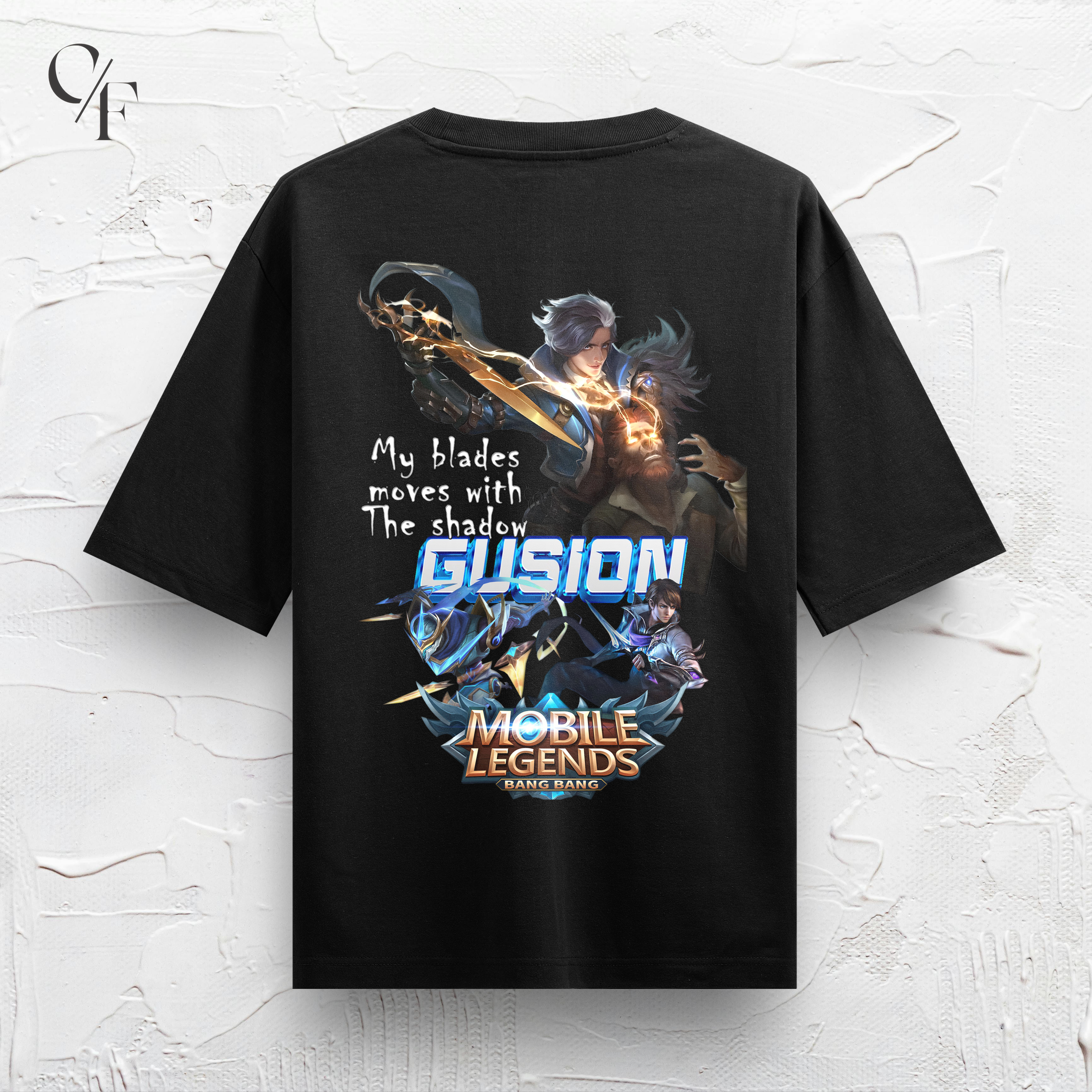gusion back Gusion mlbb Oversized Tshirt