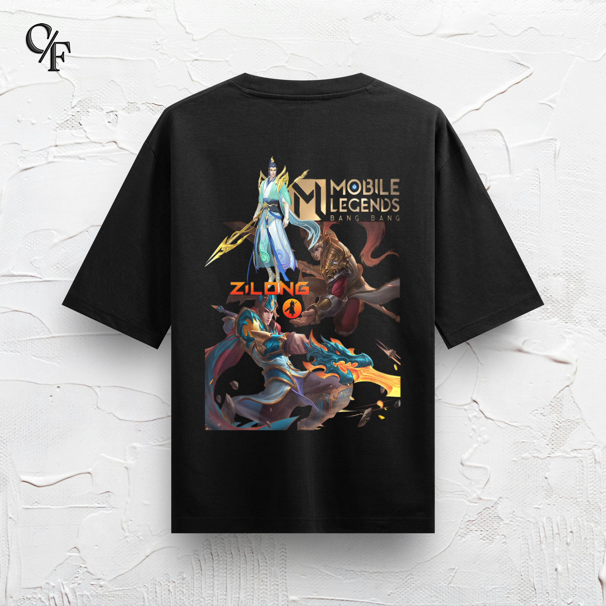 zilong back Zilong Mlbb Oversized T-Shirt